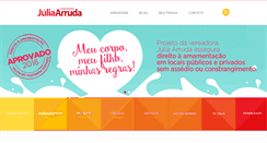 Desktop Screenshot of juliaarruda.com.br
